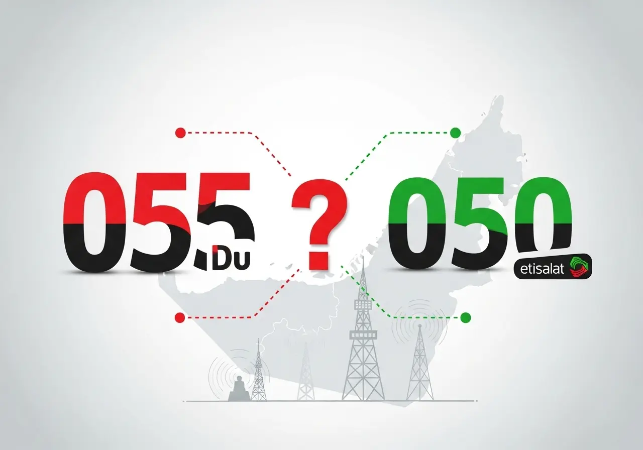 055 Du or Etisalat? | A Guide to UAE Mobile Number Prefixes