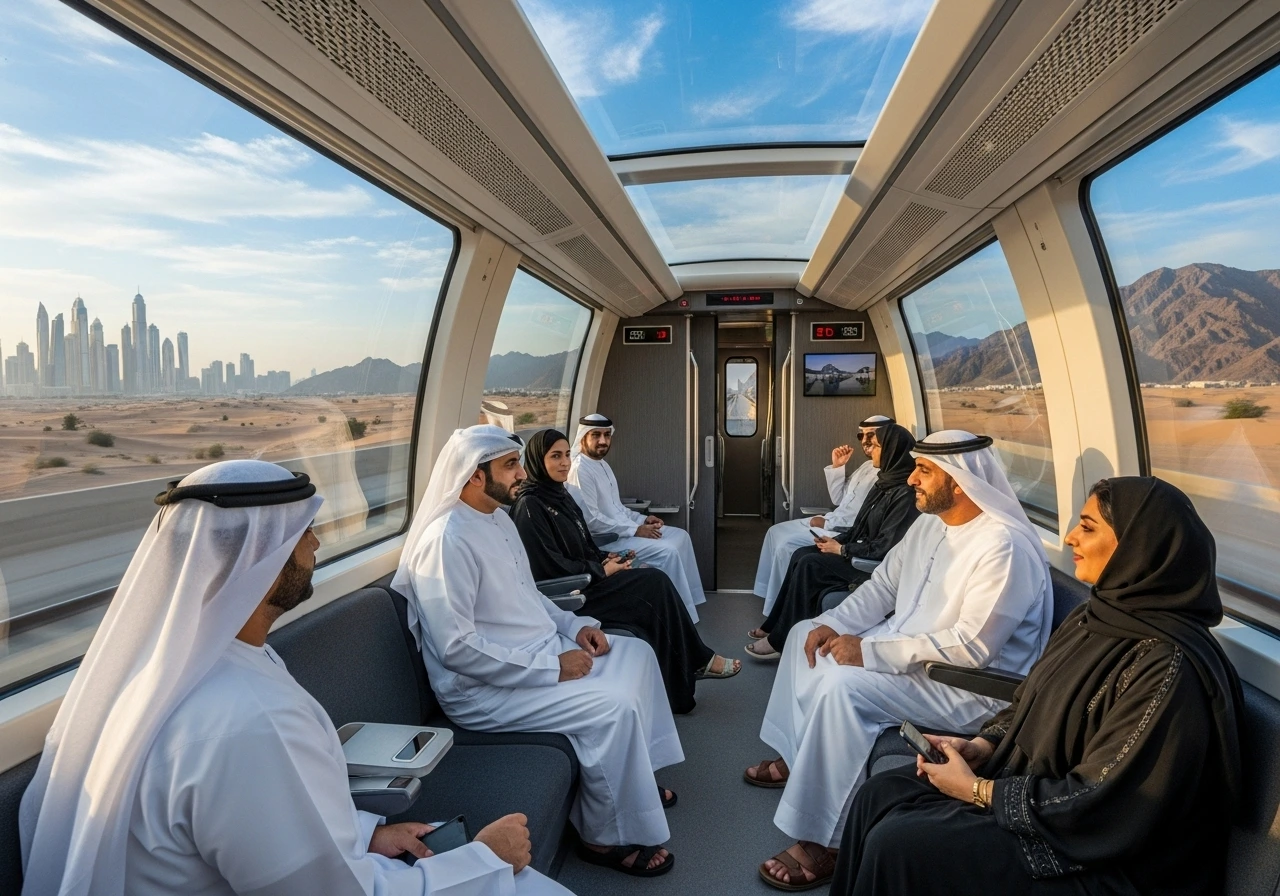 Dubai to Fujairah by Train