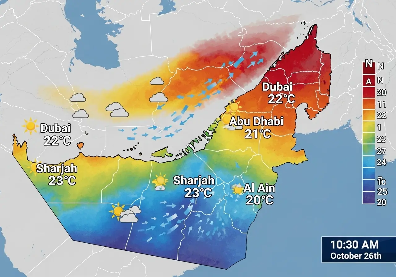 UAE Weather to Cool Down